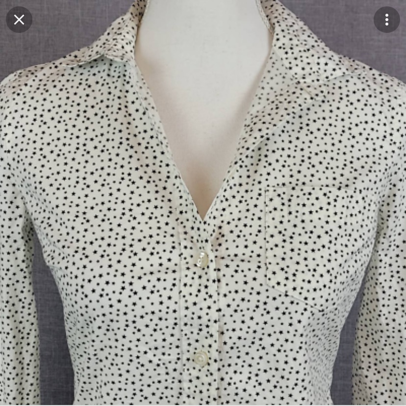 J Crew Tiny Stars Button Down
